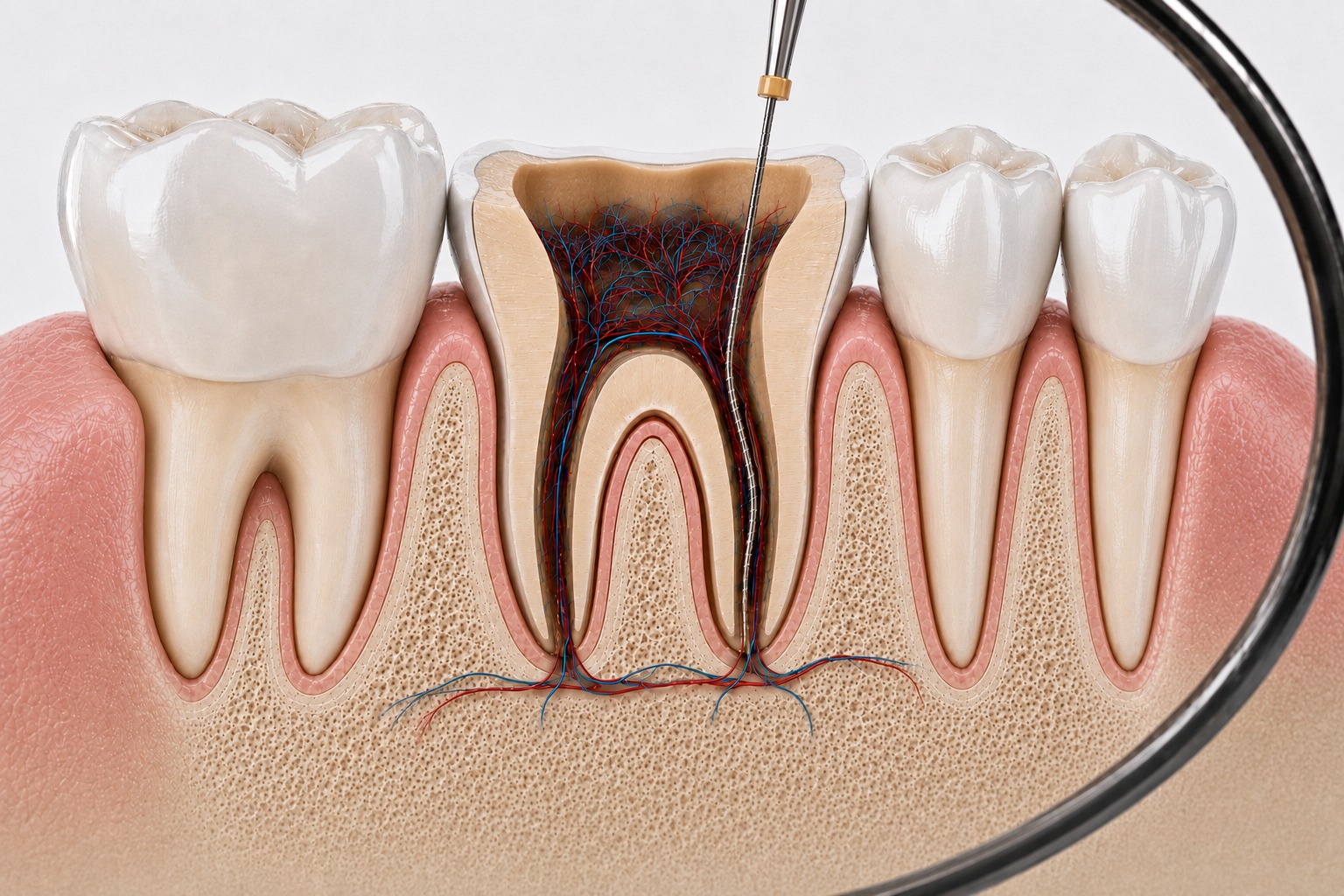 Endodontologie — Mikroskop-Wurzelbehandlung